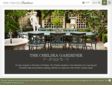 Tablet Screenshot of chelseagardener.com
